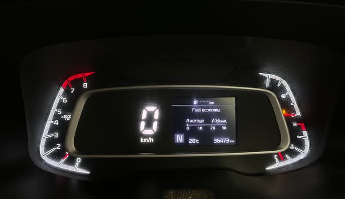 2021 KIA SONET HTX 1.0 IMT, Petrol, Manual, 36,427 km, Odometer Image