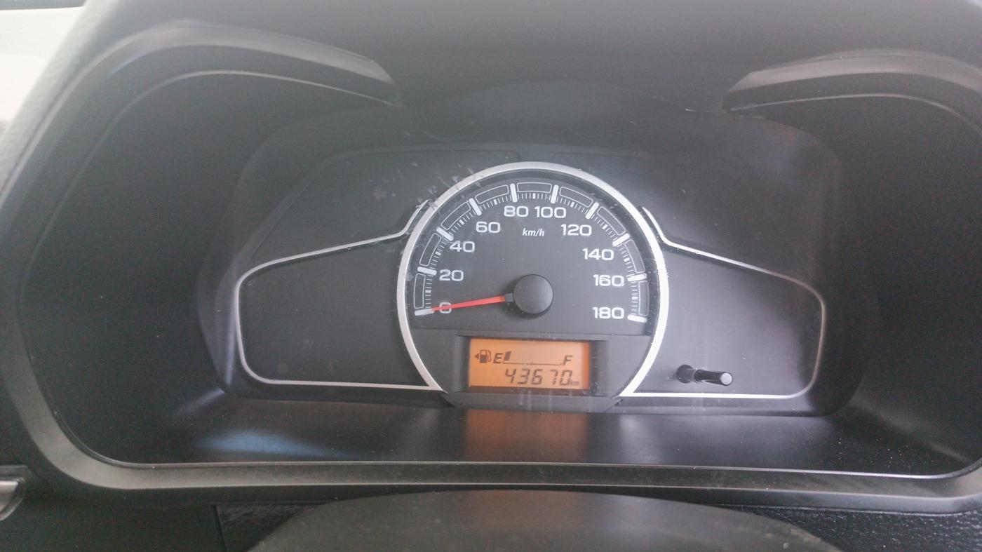 2021 Maruti Alto VXI, Petrol, Manual, 43,670 km, Odometer Image