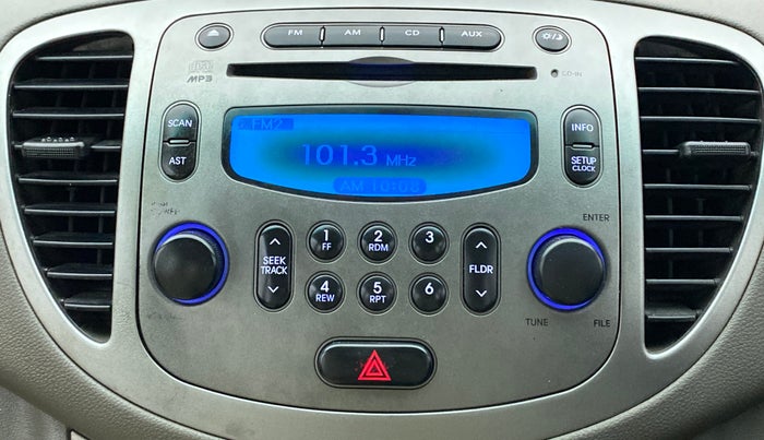 2012 Hyundai i10 SPORTZ 1.2, Petrol, Manual, 73,424 km, Infotainment System