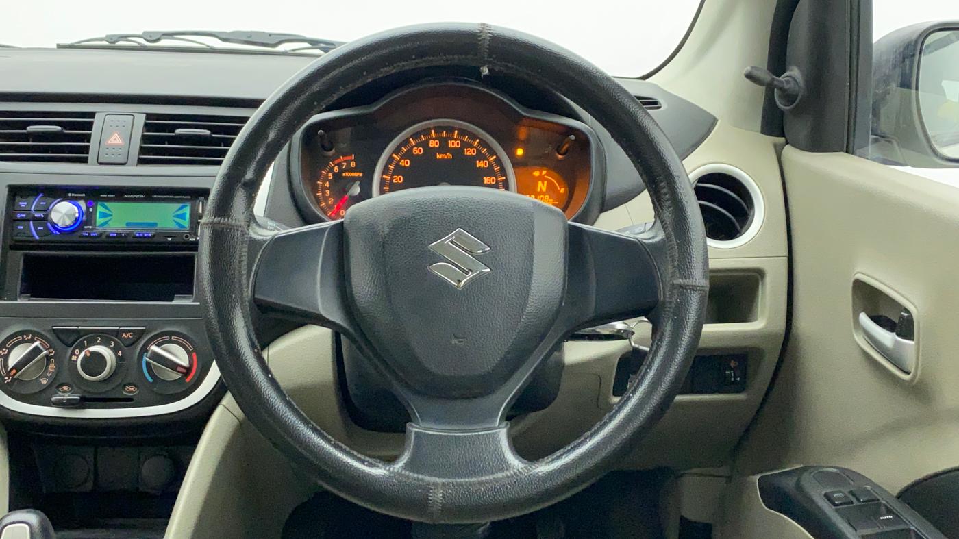 2015 Maruti Celerio VXI AMT, Petrol, Automatic, 63,631 km, Steering Wheel Close Up