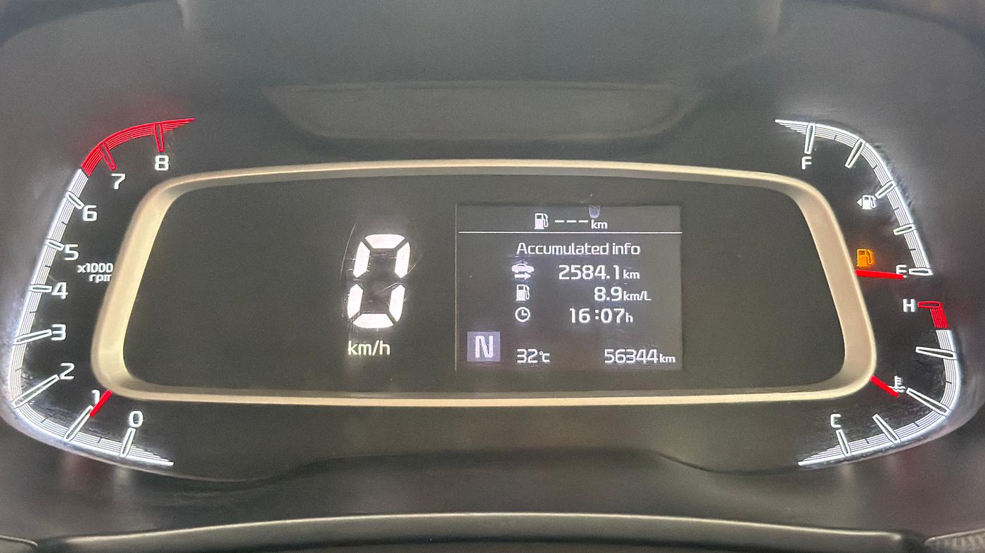 2021 KIA SONET HTX 1.0 IMT, Petrol, Manual, 56,288 km, Odometer Image