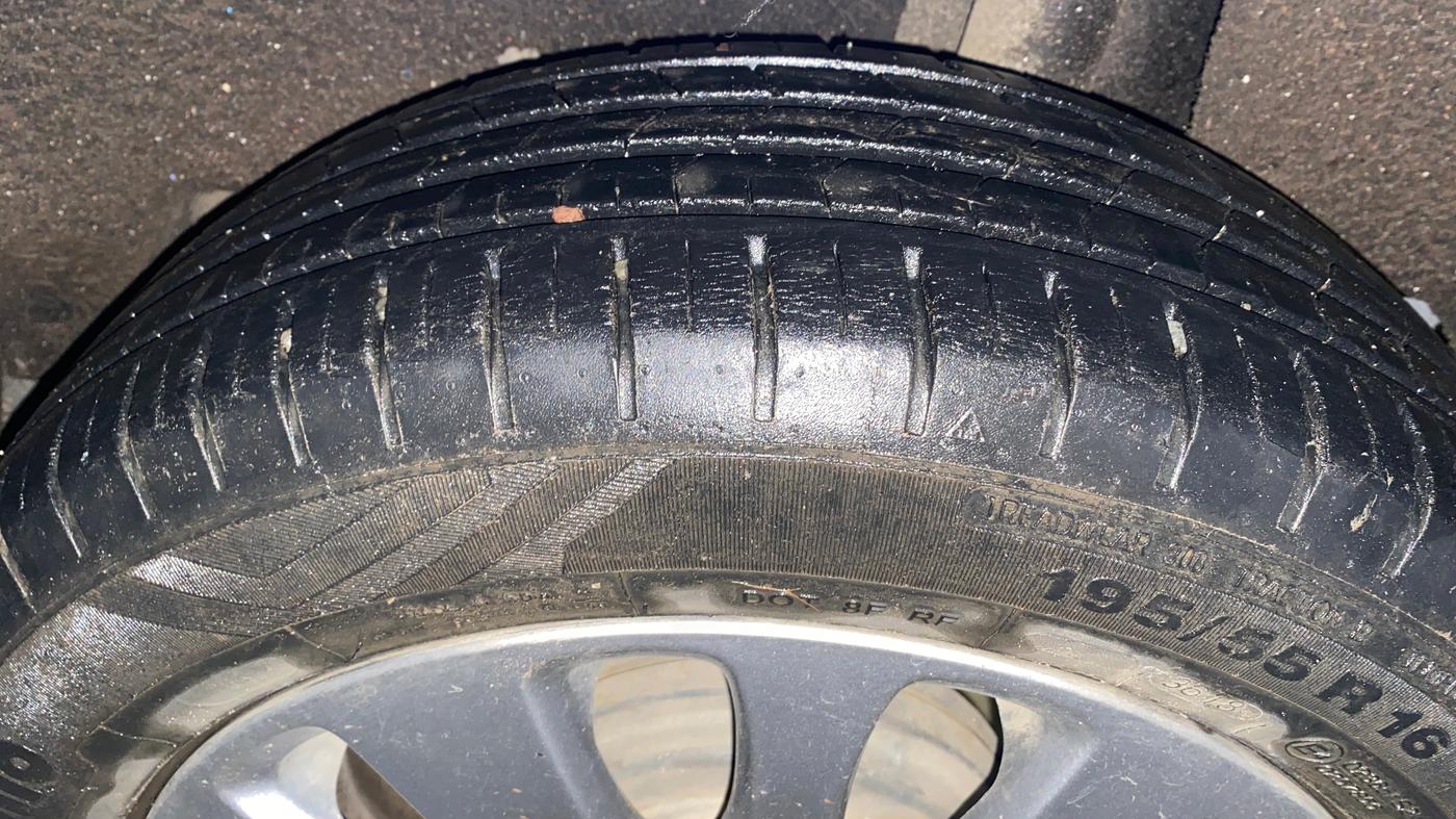 2018 Maruti Baleno ALPHA CVT PETROL 1.2, Petrol, Automatic, 39,453 km, Left Rear Tyre Tread