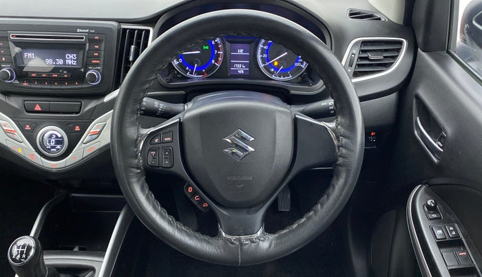 2017 Maruti Baleno DELTA 1.2 K12, Petrol, Manual, 17,249 km, Steering Wheel Close Up