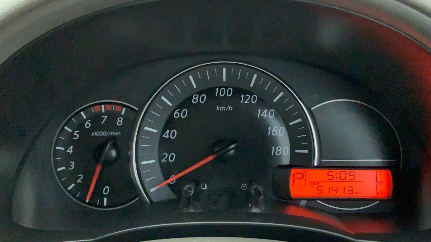 2015 Nissan Micra XL CVT (PETROL), Petrol, Automatic, 51,449 km, Odometer Image