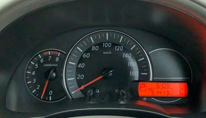 2015 Nissan Micra XL CVT (PETROL), Petrol, Automatic, 51,449 km, Odometer Image