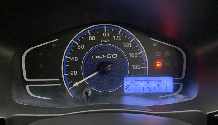 2021 Datsun Redi Go T, Petrol, Manual, 74,313 km, Odometer Image