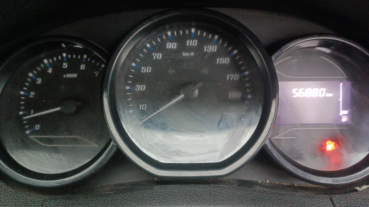 2020 Renault Duster RXE 1.3 TURBO PETROL MT, Petrol, Manual, 56,880 km, Odometer Image