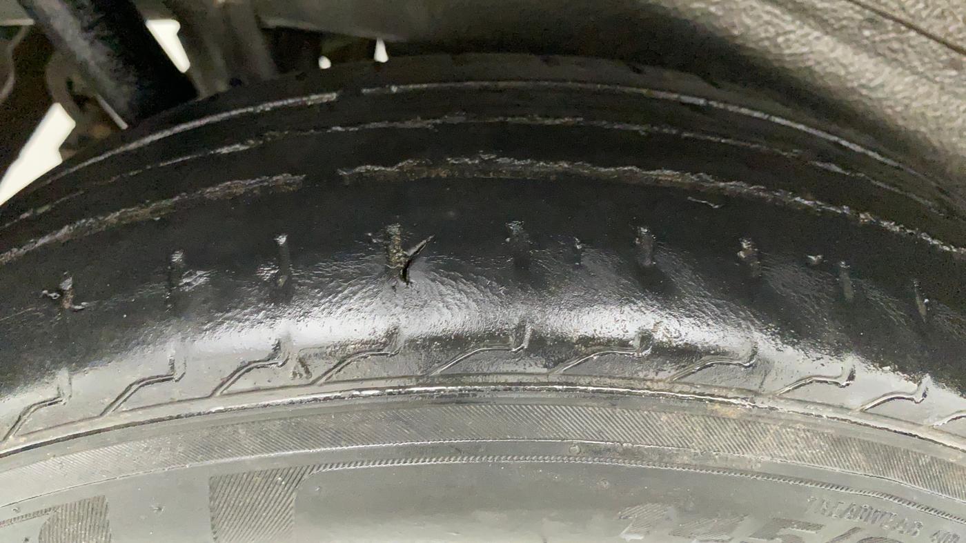 2018 Maruti Wagon R 1.0 LXI CNG, CNG, Manual, 1,00,362 km, Right Rear Tyre Tread