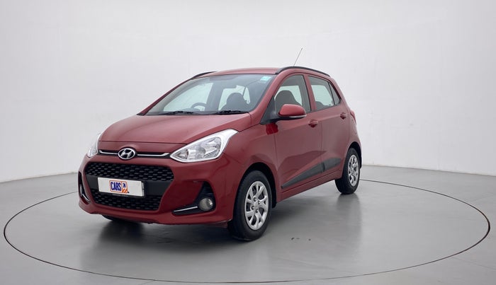 2018 Hyundai Grand i10 SPORTZ 1.2 KAPPA VTVT, Petrol, Manual, 59,366 km, Left Front Diagonal