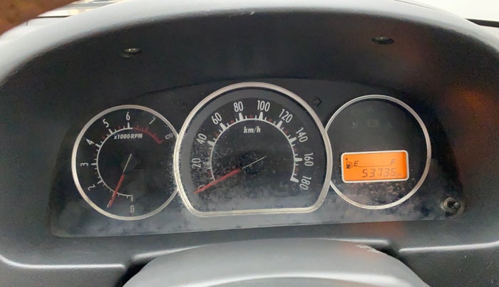 2012 Maruti Alto K10 VXI, Petrol, Manual, 53,735 km, Instrument cluster - Glass has scratches