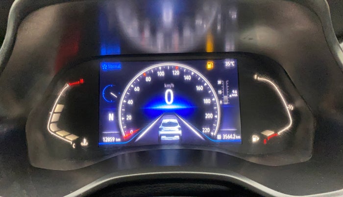 2023 Renault Kiger RXZ AMT, Petrol, Automatic, 12,858 km, Odometer Image