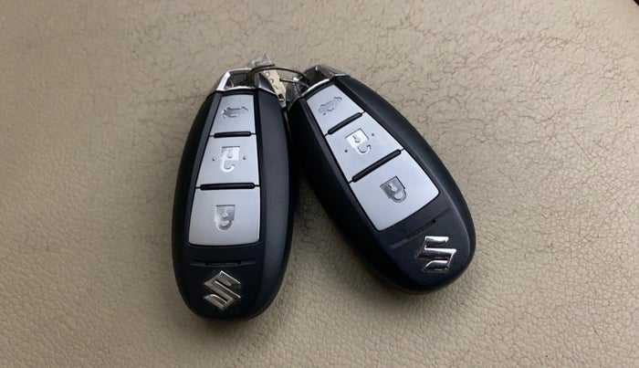 2018 Maruti Ciaz ALPHA  AT 1.5 SHVS PETROL, Petrol, Automatic, 62,174 km, Key Close Up