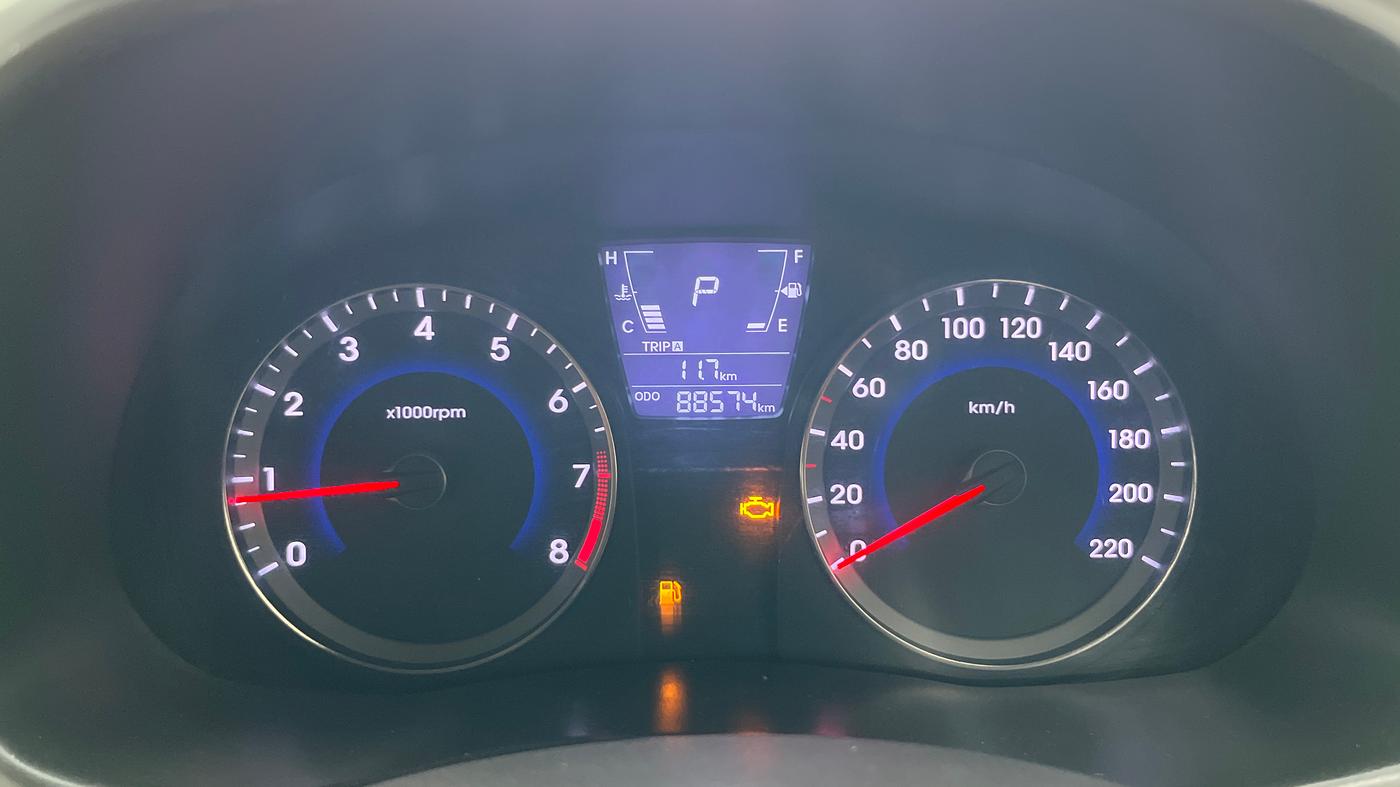 2013 Hyundai Verna FLUIDIC VTVT 1.6 EX AT, Petrol, Automatic, 88,573 km, Odometer Image