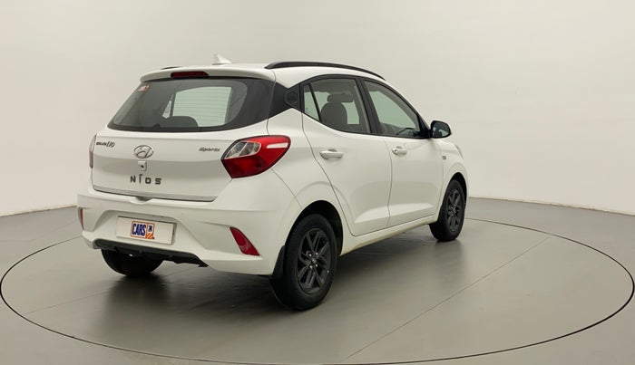 2019 Hyundai GRAND I10 NIOS SPORTZ AMT 1.2 KAPPA VTVT, Petrol, Automatic, 35,110 km, Right Back Diagonal
