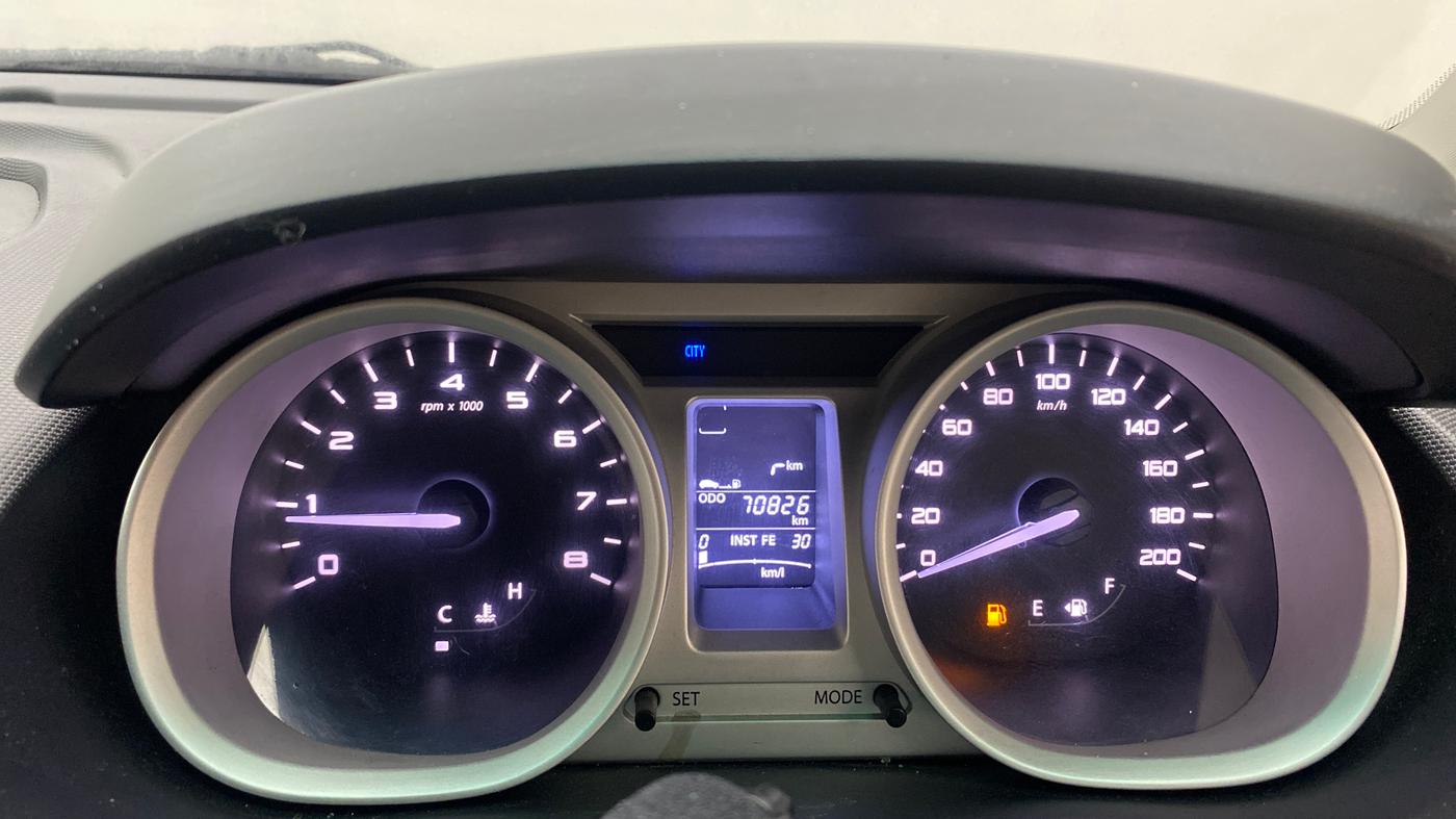 2017 Tata Tiago XZ PETROL, Petrol, Manual, 70,800 km, Odometer Image