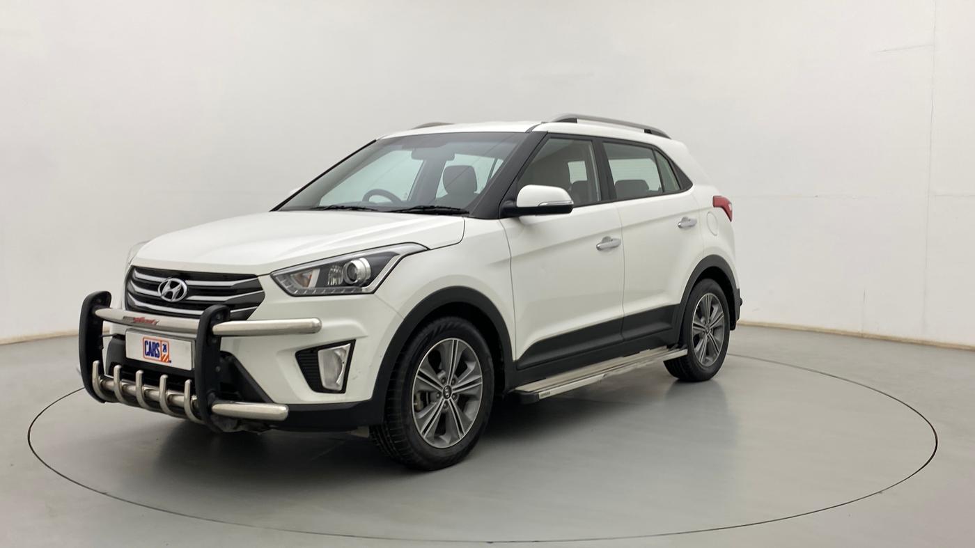 2017 Hyundai Creta SX PLUS AT 1.6 PETROL, Petrol, Automatic, 82,225 km, Left Front Diagonal