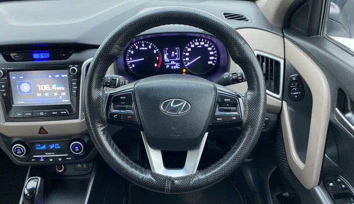 2017 Hyundai Creta SX PLUS AT 1.6 PETROL, Petrol, Automatic, 82,225 km, Steering Wheel Close Up