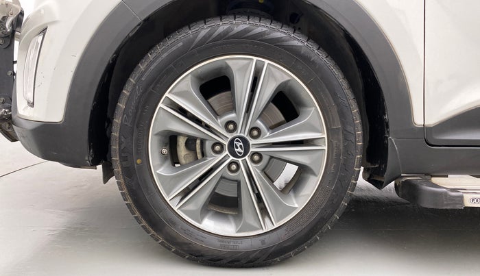 2017 Hyundai Creta SX PLUS AT 1.6 PETROL, Petrol, Automatic, 82,225 km, Left Front Wheel