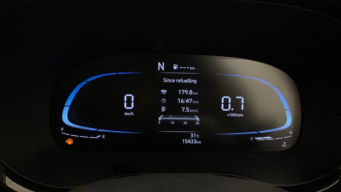 2024 Hyundai EXTER SX(O) CONNECT 1.2 AMT, Petrol, Automatic, 15,433 km, Odometer Image