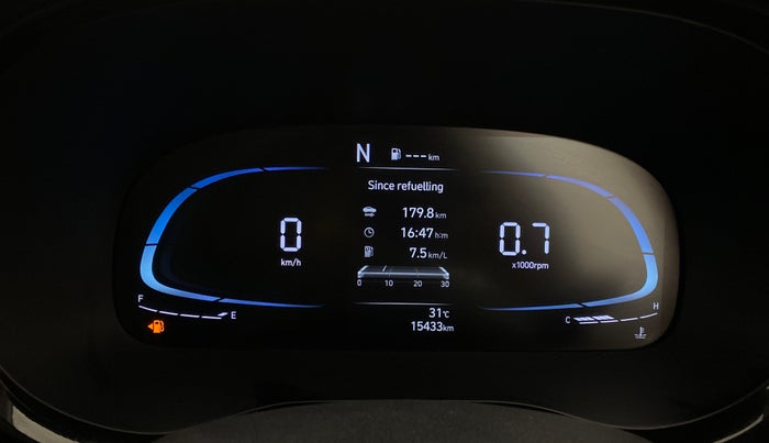 2024 Hyundai EXTER SX(O) CONNECT 1.2 AMT, Petrol, Automatic, 15,433 km, Odometer Image