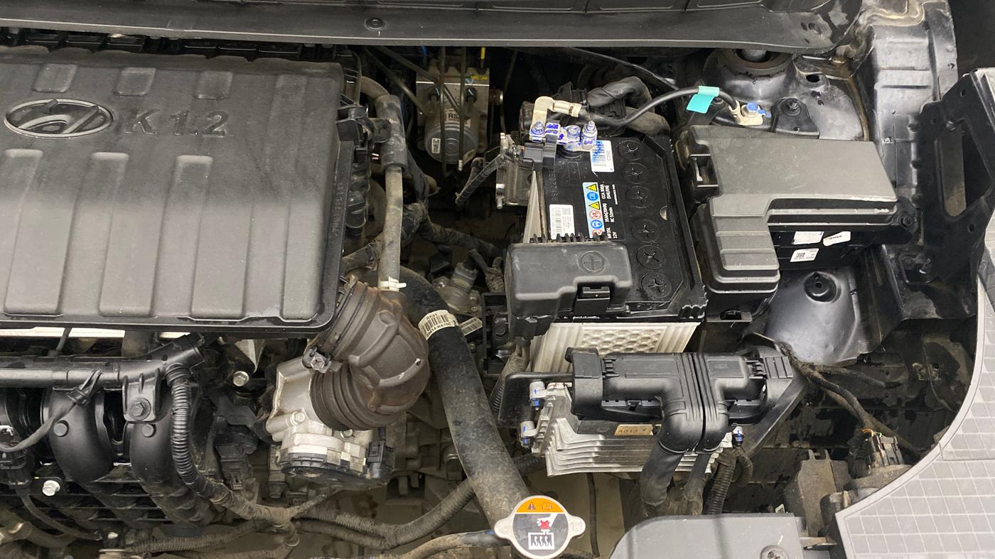 2024 Hyundai EXTER SX(O) CONNECT 1.2 AMT, Petrol, Automatic, 15,433 km, Engine View - Left