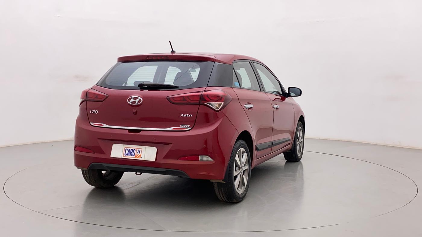 2015 Hyundai Elite i20 ASTA 1.2, Petrol, Manual, 43,371 km, Right Back Diagonal