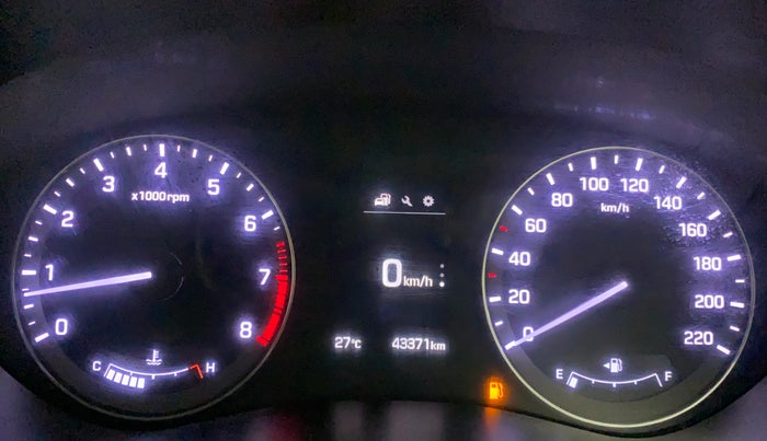 2015 Hyundai Elite i20 ASTA 1.2, Petrol, Manual, 43,371 km, Odometer Image