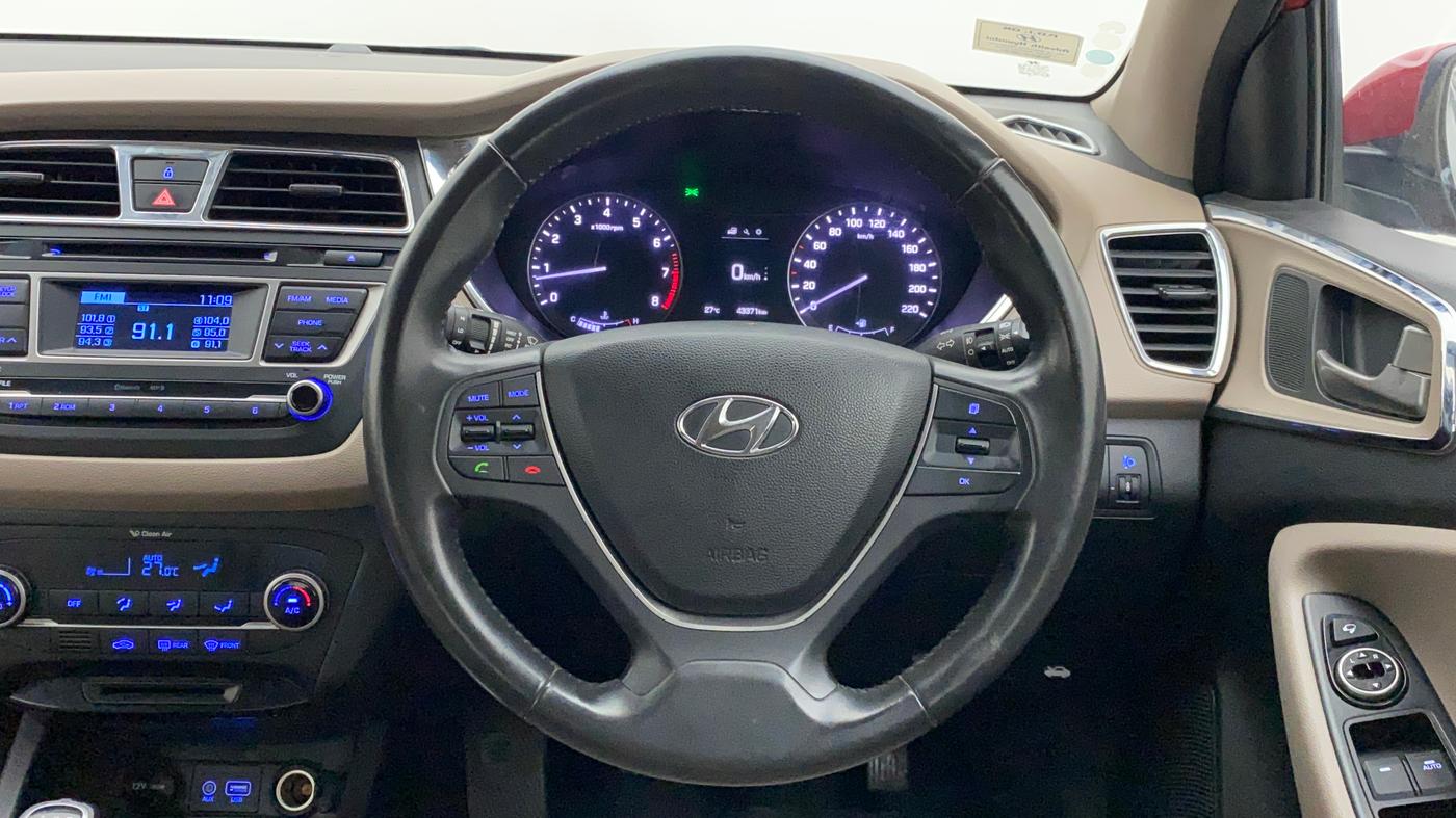 2015 Hyundai Elite i20 ASTA 1.2, Petrol, Manual, 43,371 km, Steering Wheel Close Up