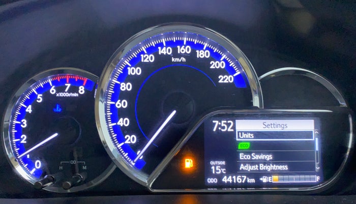 2020 Toyota YARIS G MT, Petrol, Manual, 44,145 km, Odometer Image