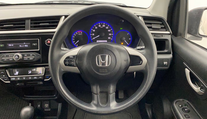 2017 Honda Brio VX AT, Petrol, Automatic, 39,220 km, Steering Wheel Close Up