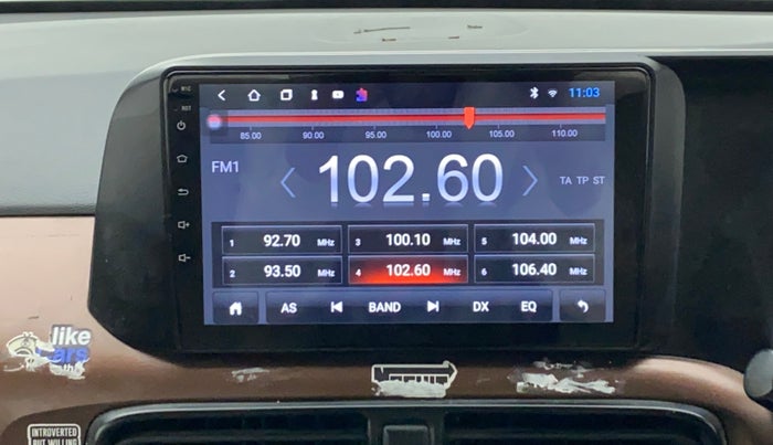 2020 Hyundai AURA S CNG, CNG, Manual, 63,431 km, Infotainment System