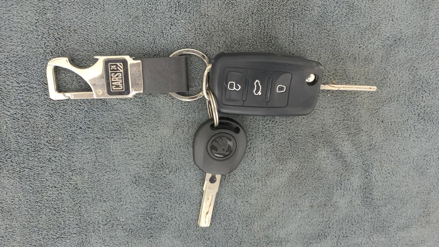 2020 Skoda Rapid ACTIVE 1.0 TSI, Petrol, Manual, 36,098 km, Key Close Up