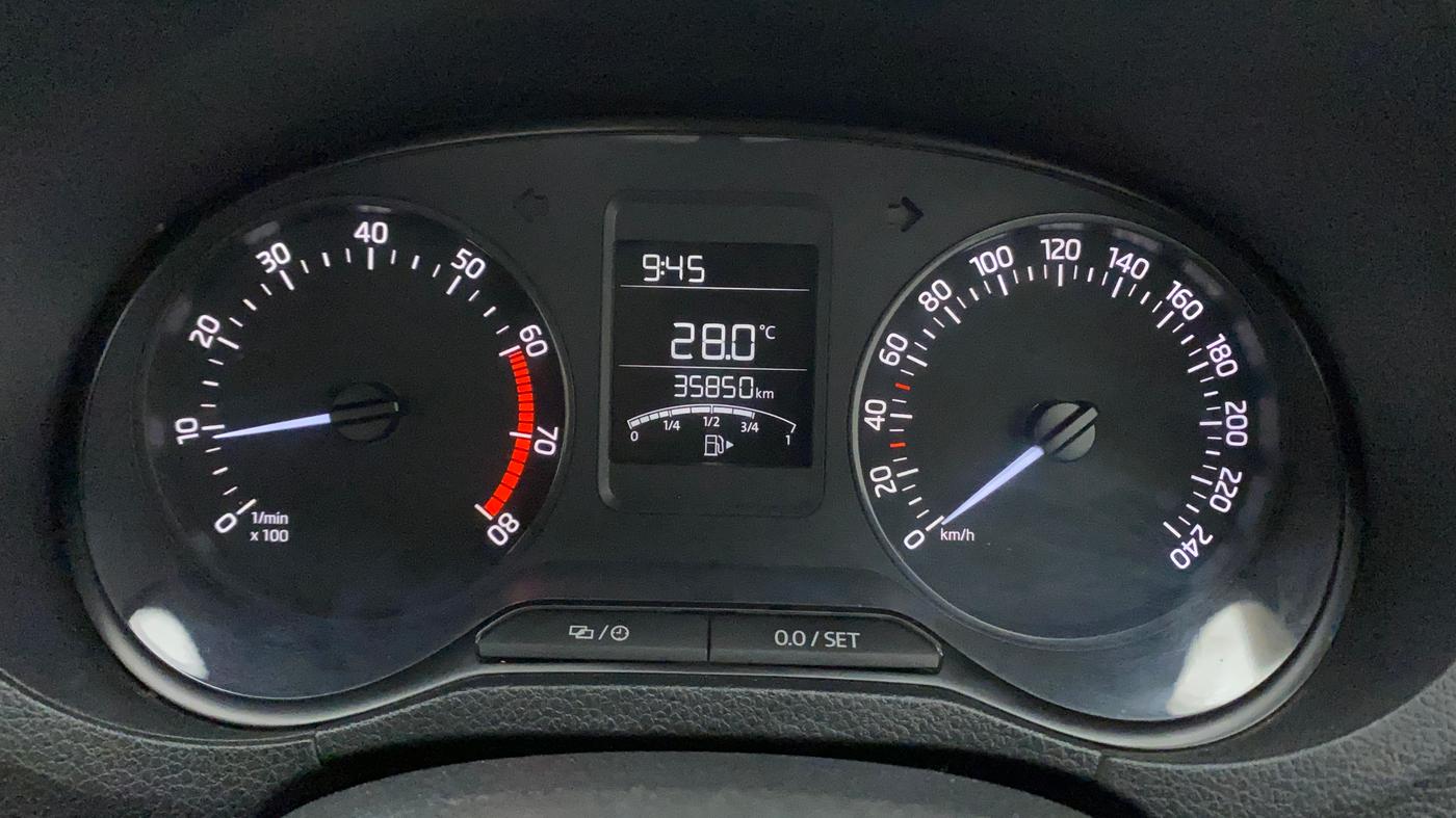 2020 Skoda Rapid ACTIVE 1.0 TSI, Petrol, Manual, 36,098 km, Odometer Image
