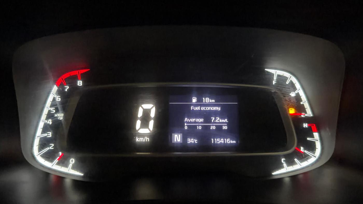 2021 KIA SONET HTX 1.0 IMT, Petrol, Manual, 1,15,380 km, Odometer Image