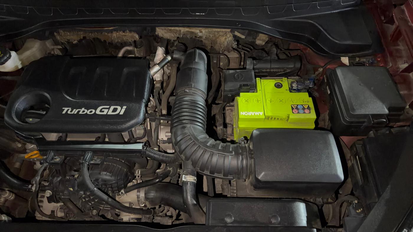 2021 KIA SONET HTX 1.0 IMT, Petrol, Manual, 1,15,380 km, Engine View - Left