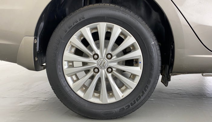 2018 Maruti Ciaz DELTA AT 1.5 SHVS PETROL, Petrol, Automatic, 59,456 km, Right Rear Wheel