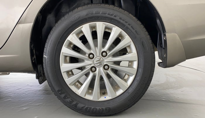 2018 Maruti Ciaz DELTA AT 1.5 SHVS PETROL, Petrol, Automatic, 59,456 km, Left Rear Wheel