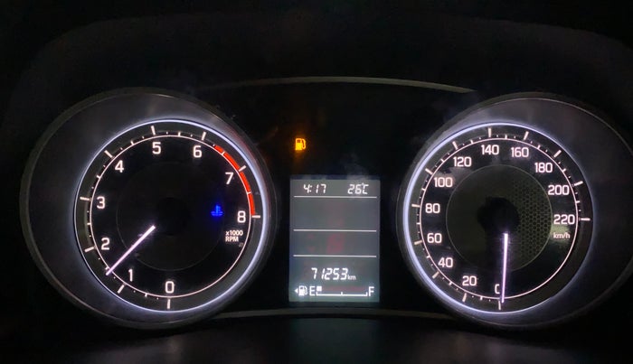 2020 Maruti Dzire ZXI, Petrol, Manual, 71,225 km, Odometer Image