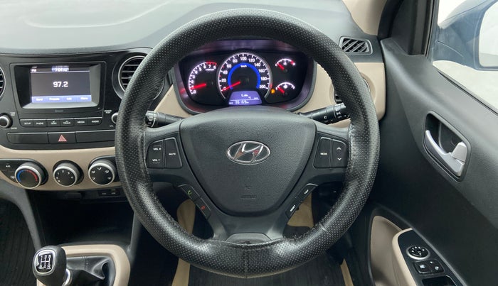 2017 Hyundai Grand i10 SPORTZ 1.2 KAPPA VTVT, Petrol, Manual, 36,234 km, Steering Wheel Close Up