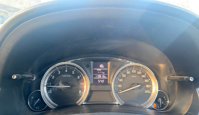 2017 Maruti Ciaz VXI+, CNG, Manual, 1,19,601 km, Odometer Image