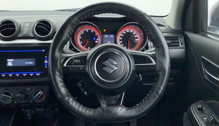 2021 Maruti Swift VXI AMT, Petrol, Automatic, 15,879 km, Steering Wheel Close Up