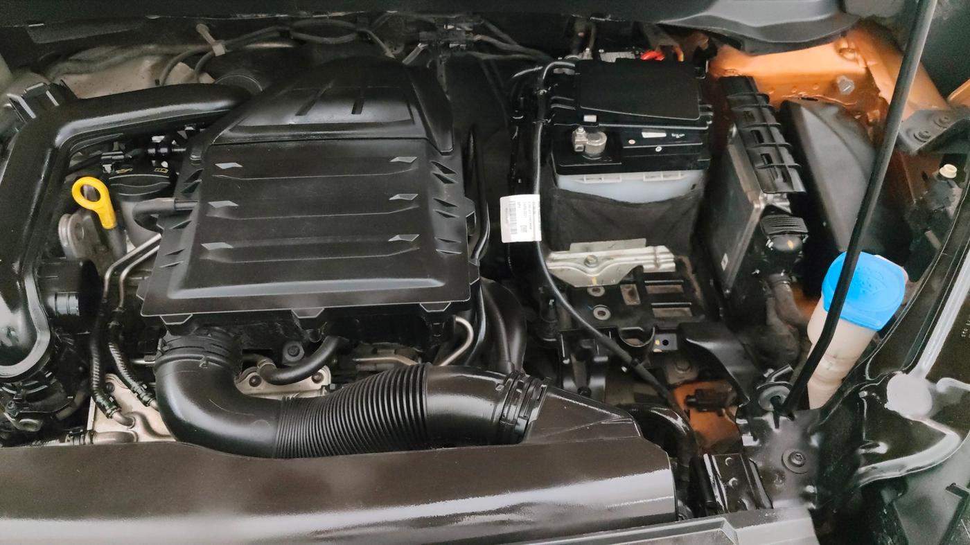 2021 Skoda KUSHAQ AMBITION 1.0L TSI AT, Petrol, Automatic, 49,886 km, Engine View - Left