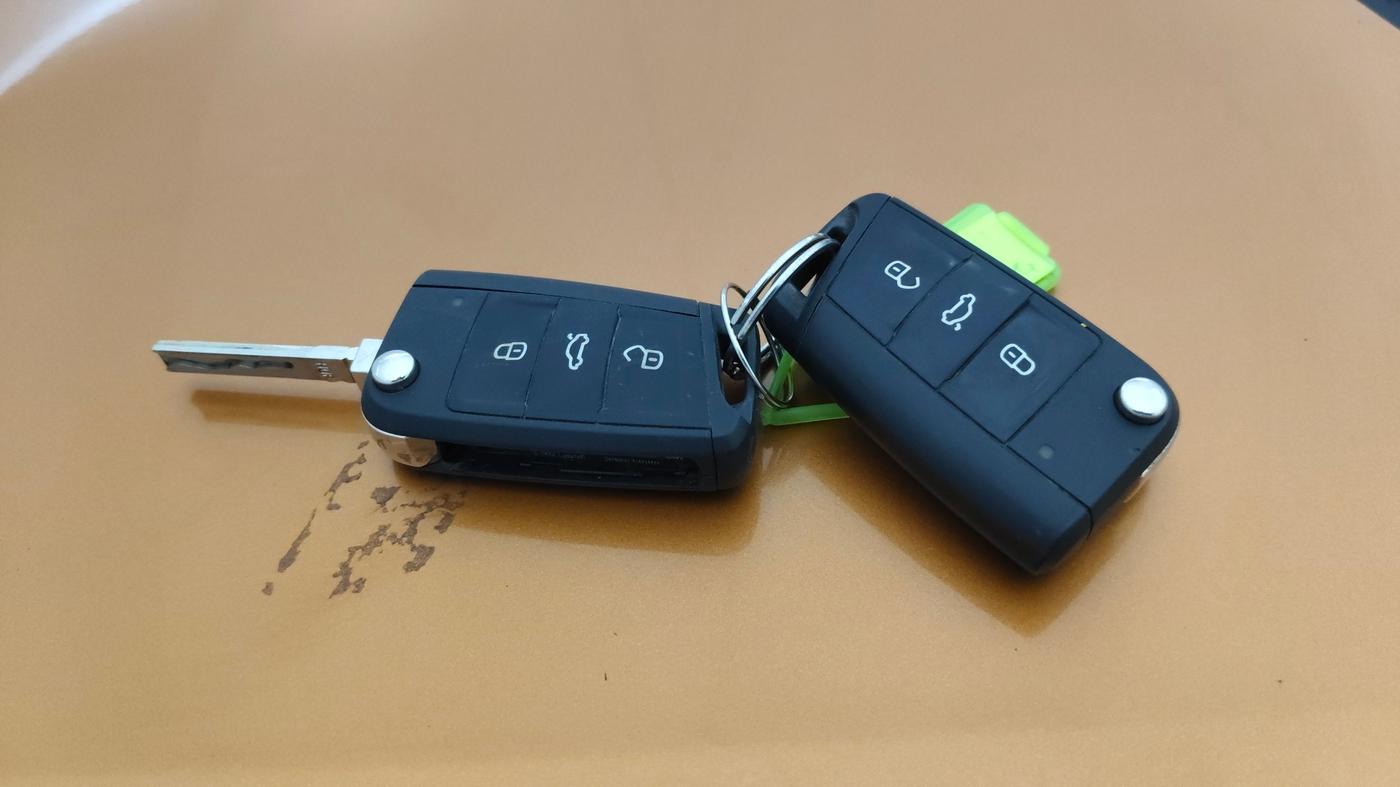 2021 Skoda KUSHAQ AMBITION 1.0L TSI AT, Petrol, Automatic, 49,886 km, Key Close Up
