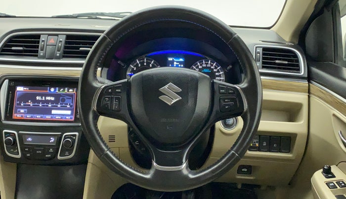 2019 Maruti Ciaz ALPHA 1.5 SHVS PETROL, CNG, Manual, 41,301 km, Steering Wheel Close Up