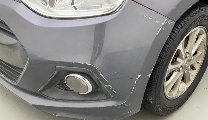 2015 Hyundai Grand i10 ASTA (O) 1.2 KAPPA VTVT, Petrol, Manual, 18,432 km, Front bumper - Minor scratches