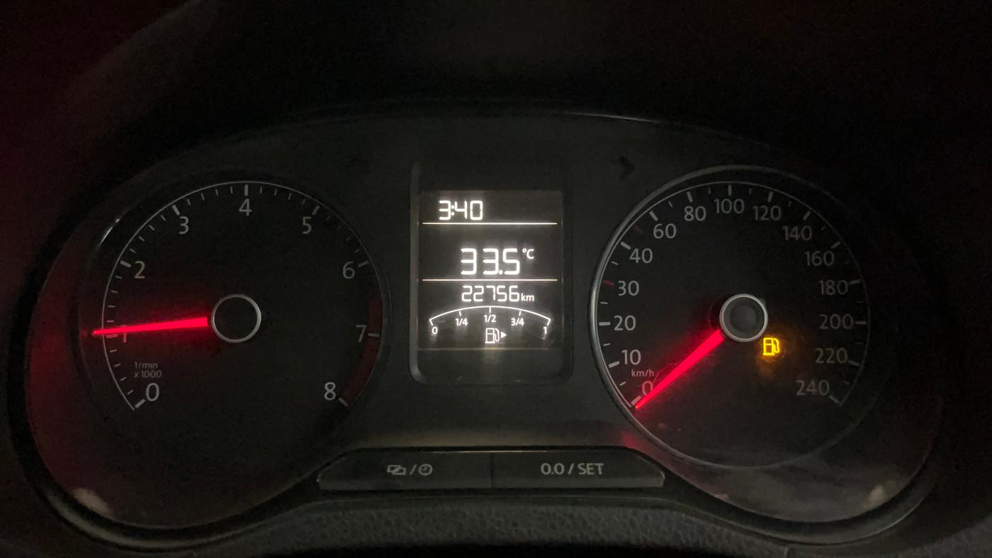 2019 Volkswagen Polo TRENDLINE 1.0L, Petrol, Manual, 22,766 km, Odometer Image