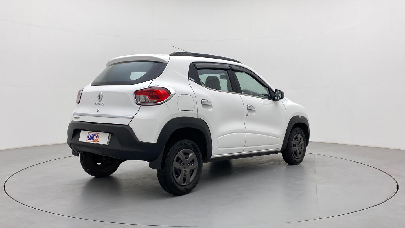 2018 Renault Kwid 1.0 RXT Opt, Petrol, Manual, 17,371 km, Right Back Diagonal