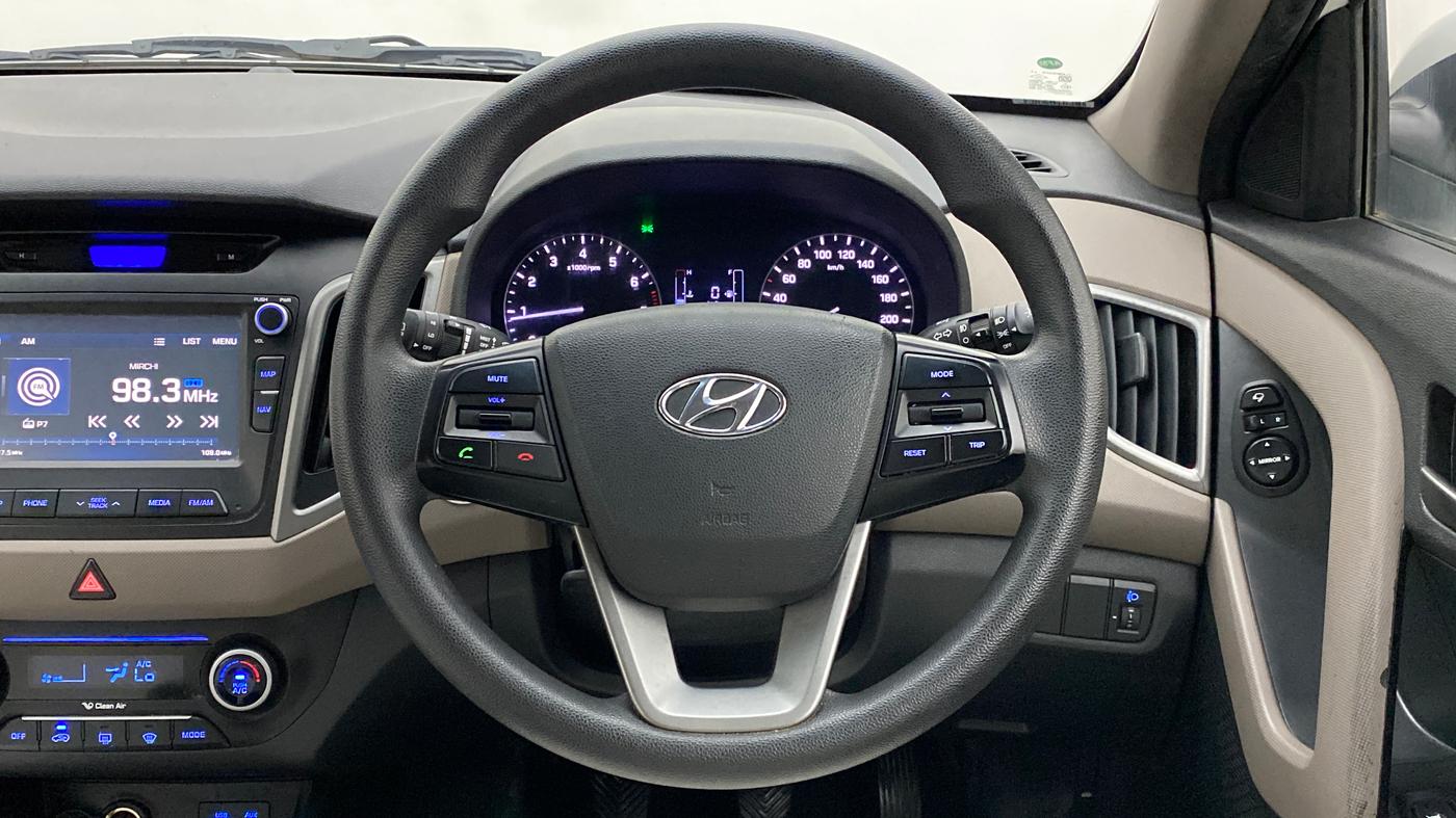 2017 Hyundai Creta SX PLUS 1.6 PETROL, Petrol, Manual, 72,595 km, Steering Wheel Close Up