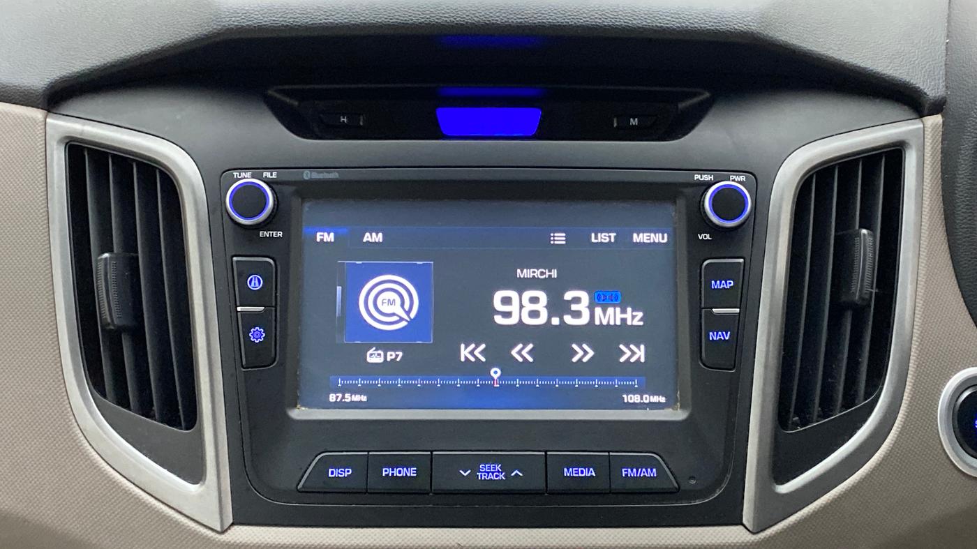 2017 Hyundai Creta SX PLUS 1.6 PETROL, Petrol, Manual, 72,595 km, Infotainment System