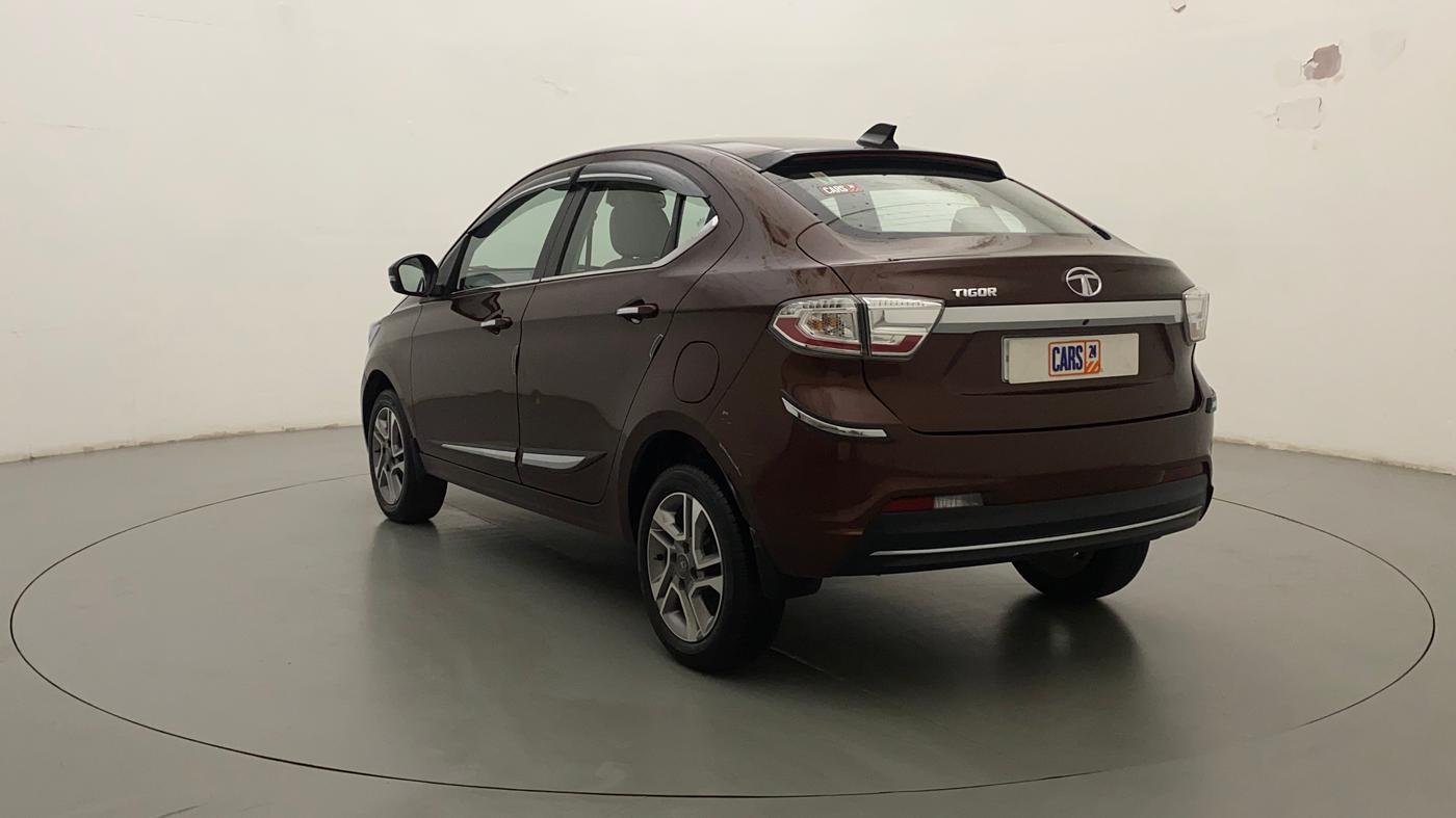 2023 Tata TIGOR XZA PLUS PETROL, Petrol, Automatic, 8,683 km, Left Back Diagonal